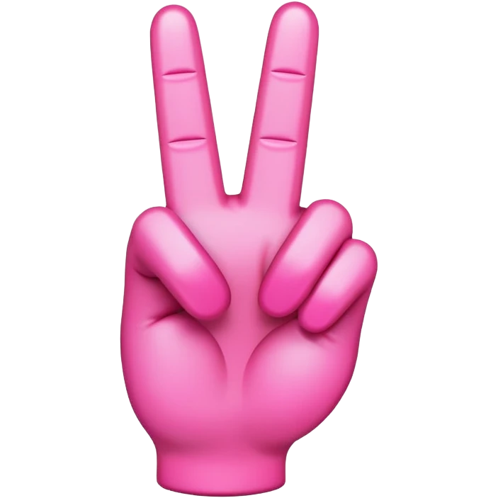 Emoji middle finger pink  emoji