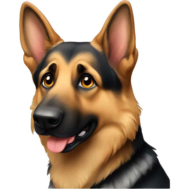 German shepherd  emoji