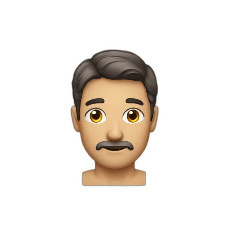Hombre con, ojos Cerrados , pelo corto y lacio emoji