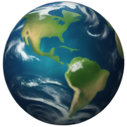 the planet earth emoji
