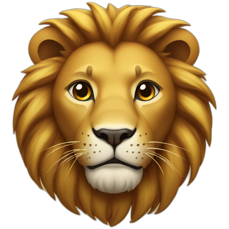 Lion enragé emoji