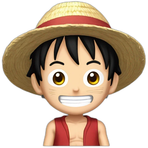 Luffy en position Gear 2 emoji