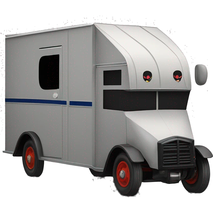 1925 Darth Vader Grumman mail truck emoji