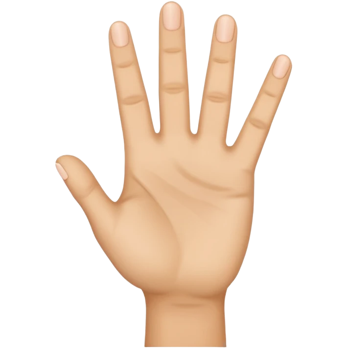 hand holding up 3 fingers emoji