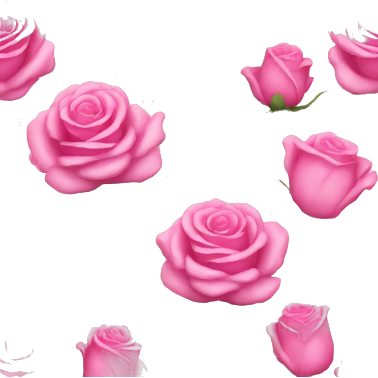 Pink roses emoji