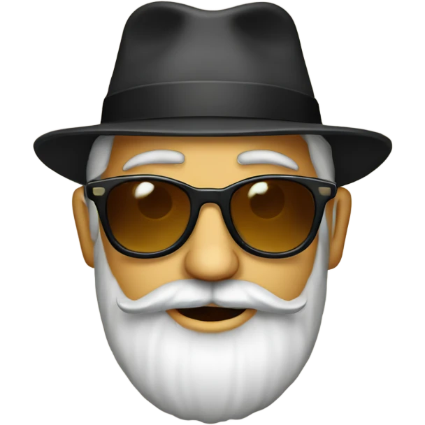 Rabbi with sunglasses emoji
