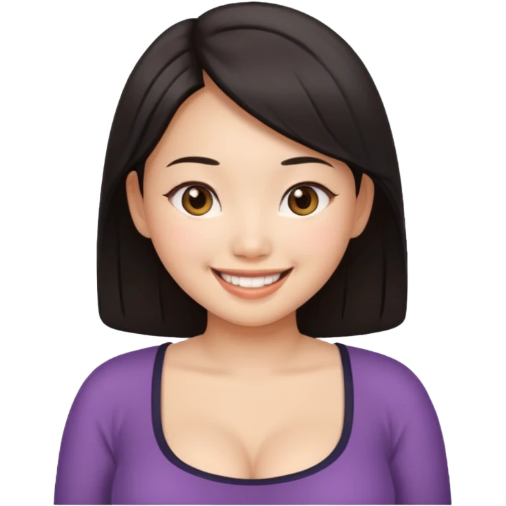nude asian girl big boobs emoji