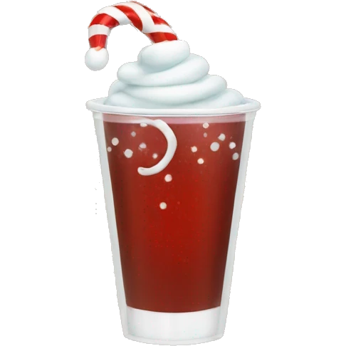 Christmas drink in a cup asthetic emoji