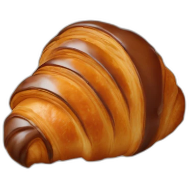chocolate croissant  emoji