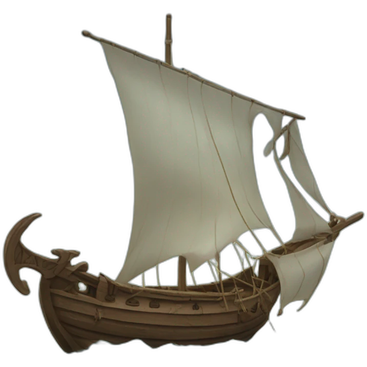 Drakkar bateau emoji