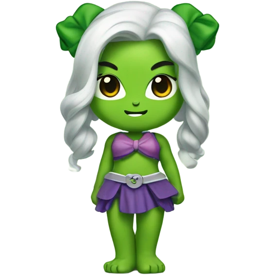 hello kitty as hulk emoji