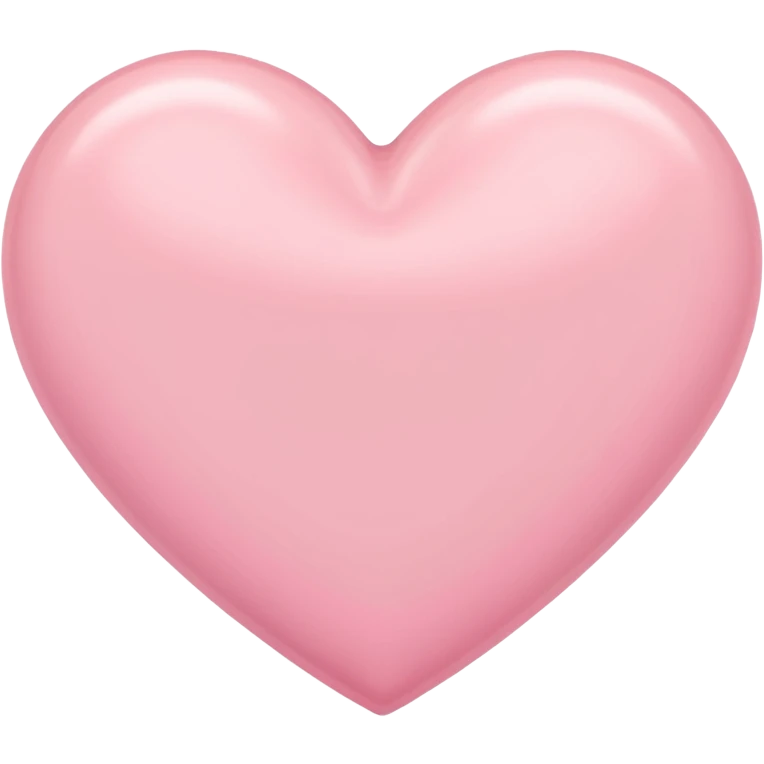 pastel pink heart emoji