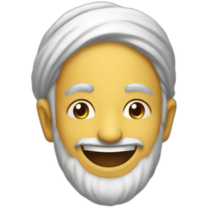 Mulla Nasiruddin laughing emoji