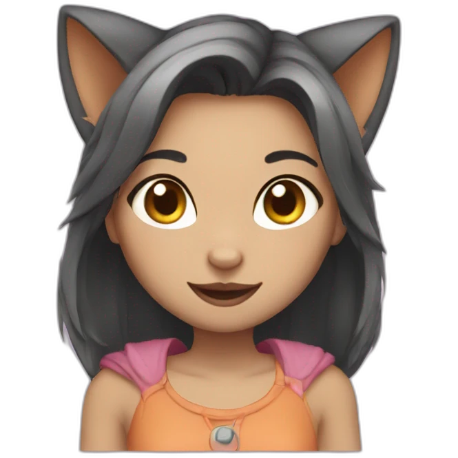 cat girl emoji
