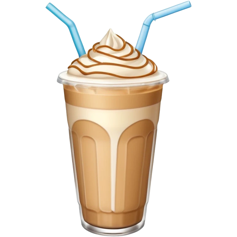 Iced latte  emoji