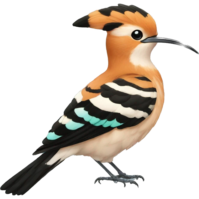 Eurasian hoopoe emoji
