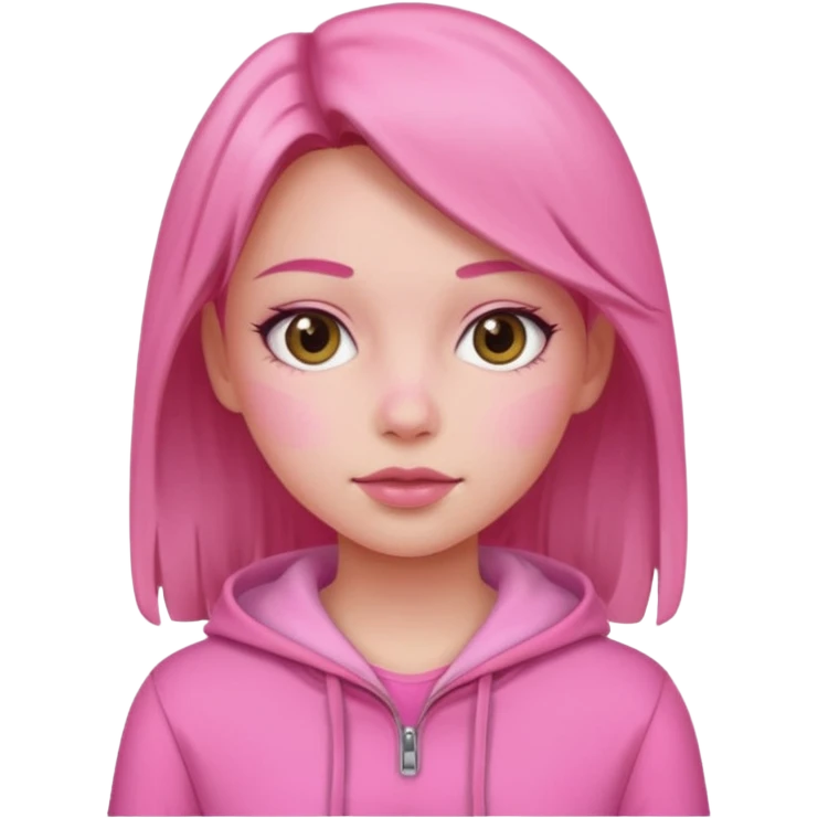 pink wearing girl emoji