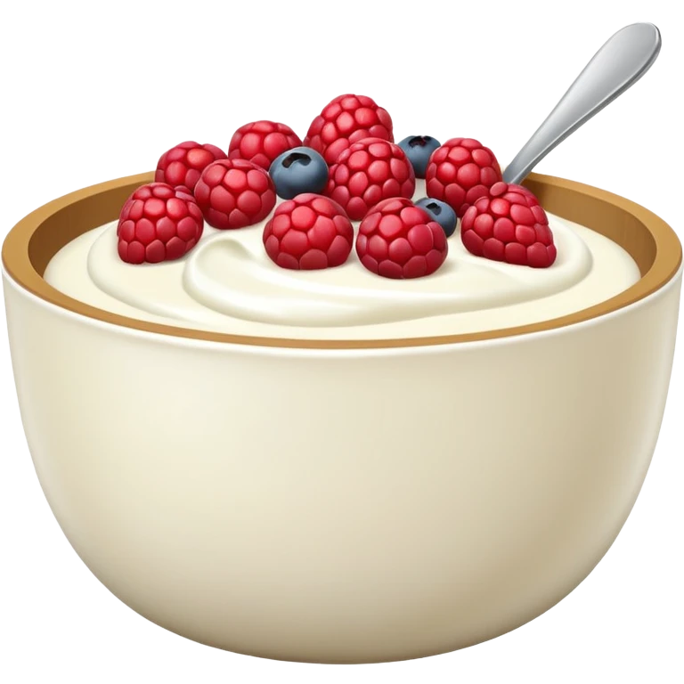 Yoghurt bowl emoji
