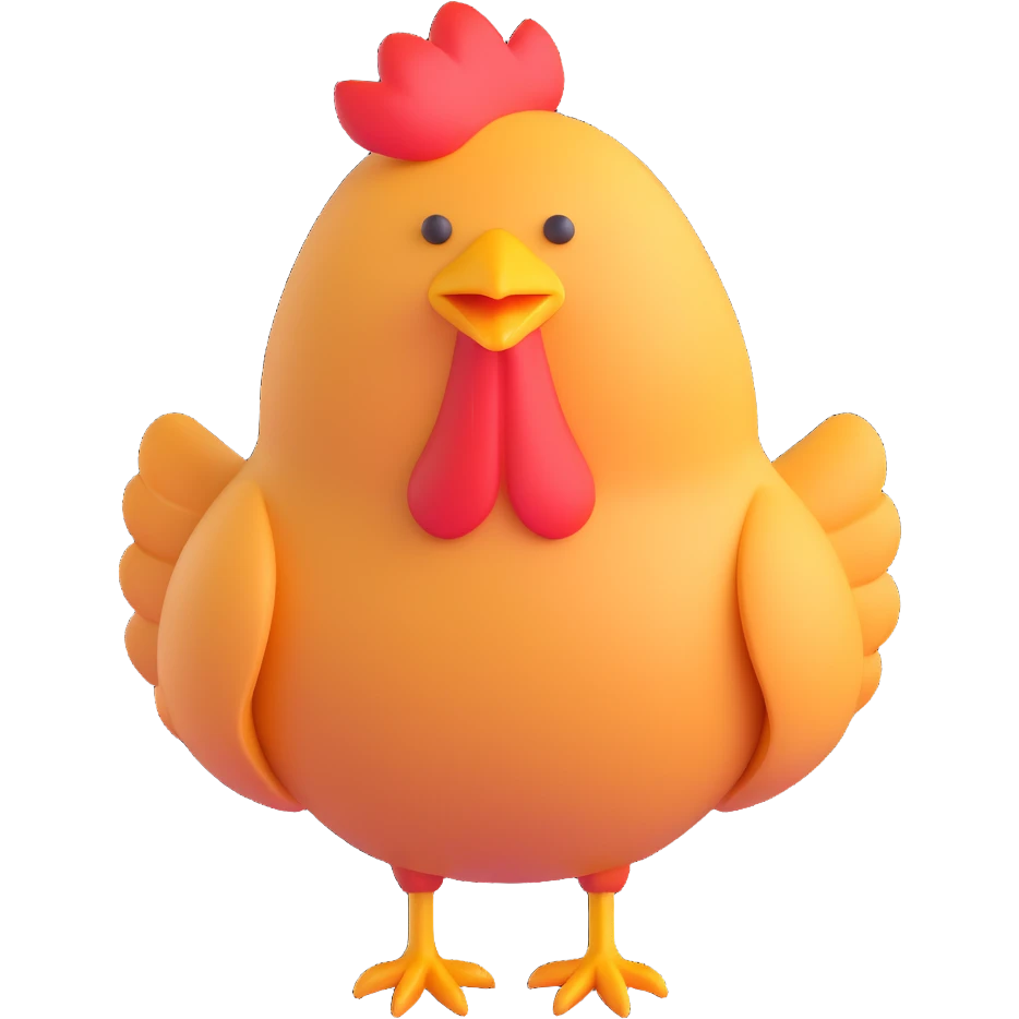 chicken emoji