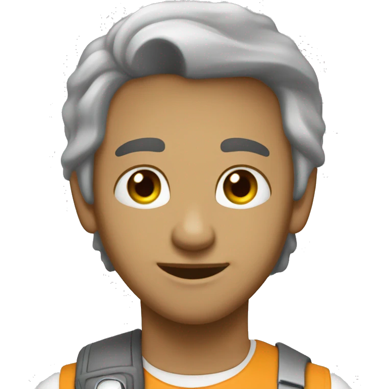новогодний асколотль в шапке emoji