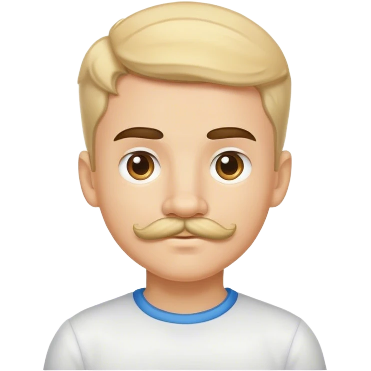 Cap boy with moustache emoji