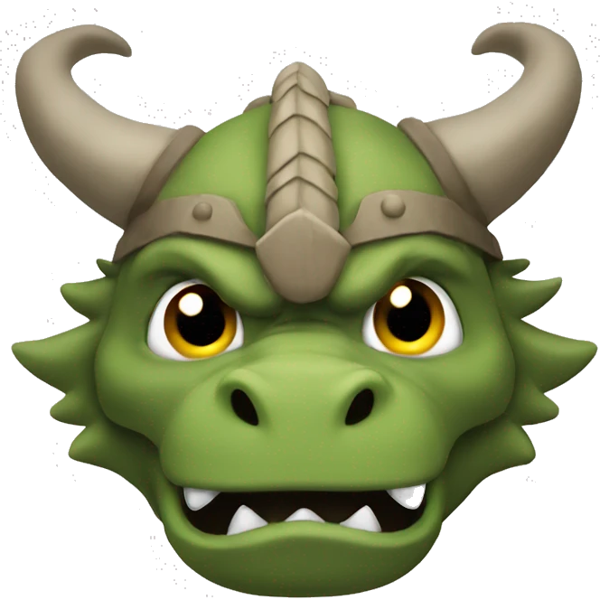 Khaki viking's Dragon emoji