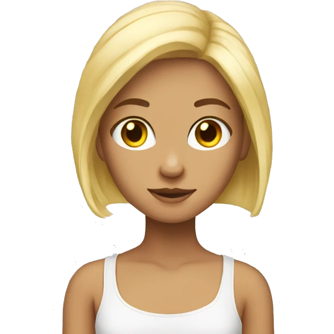 girl classes blonde emoji