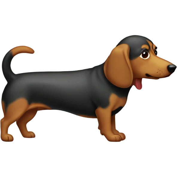 Perro salchicha  emoji