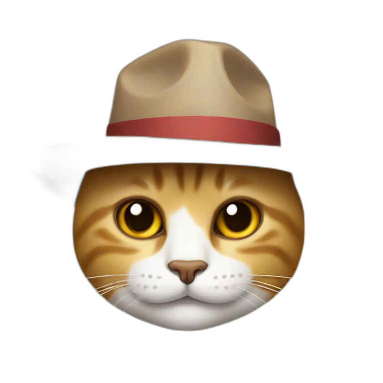 gato con sombrero emoji