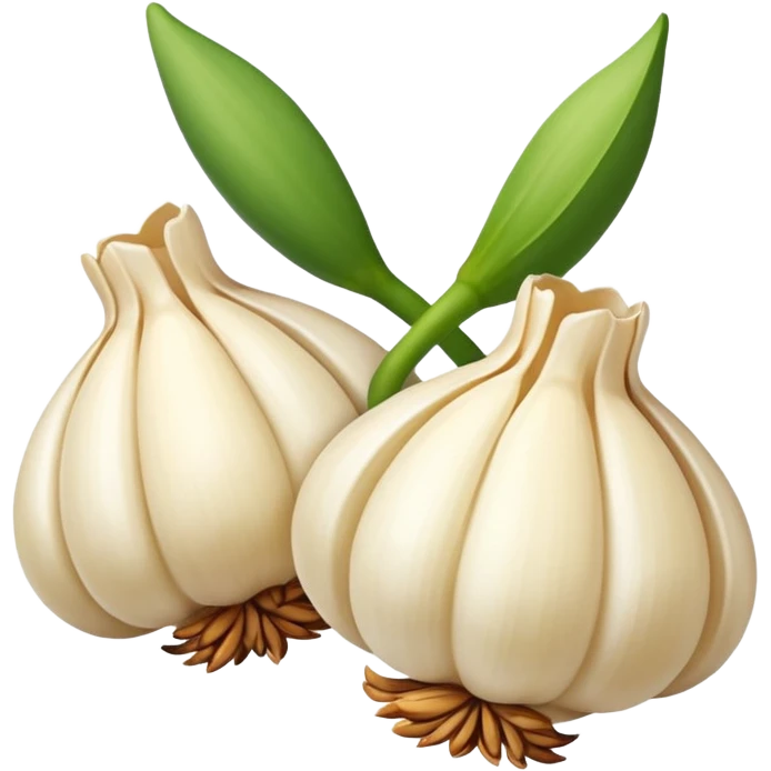 peeled garlic emoji