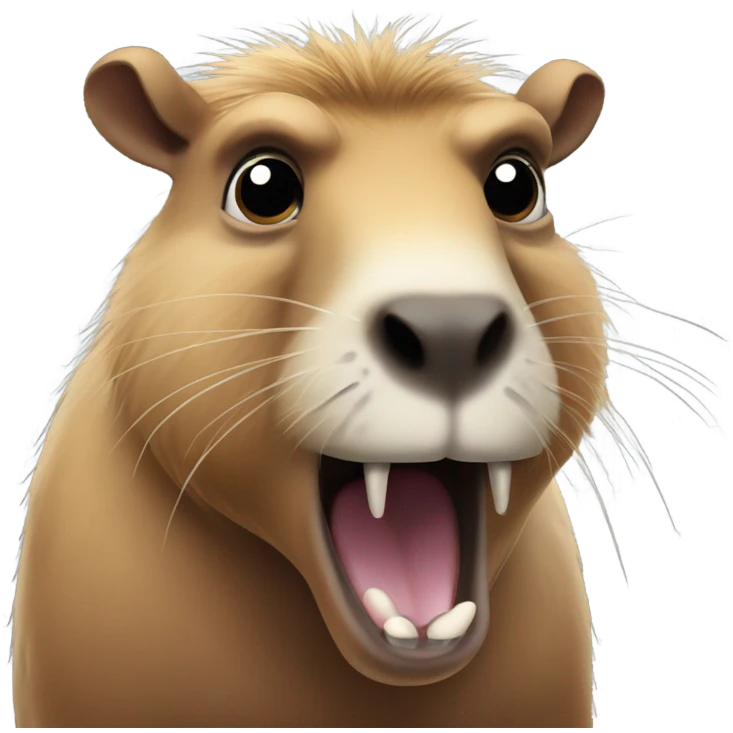angry capybara emoji
