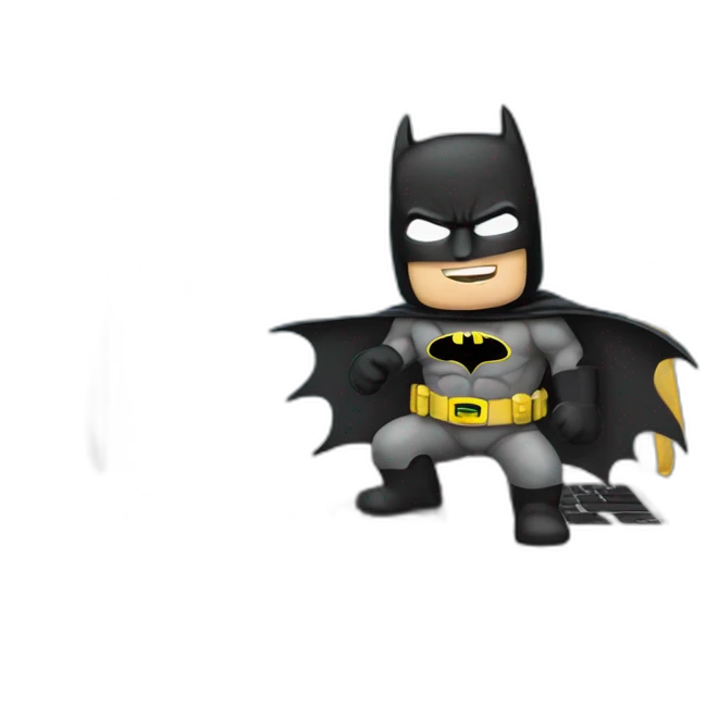 batman on laptop emoji