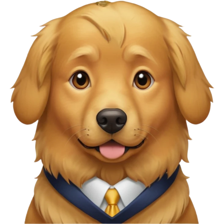 trump above dog emoji