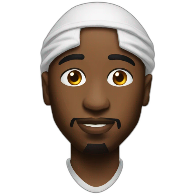 tupac emoji