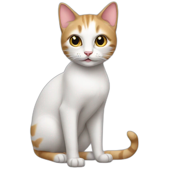 Cat with high heels emoji