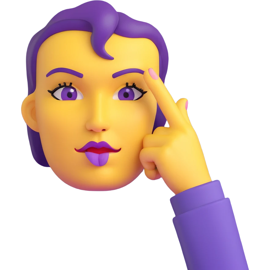 yellow face placing an index finger over pursed lips while winking and nodding emoji