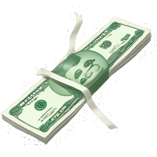 korean money bundle emoji