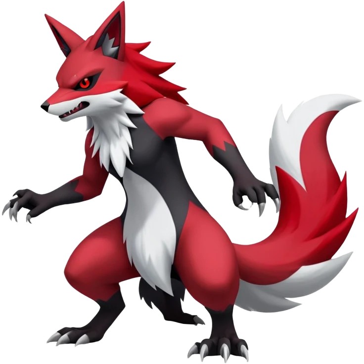 Zoroark-Zangoose-Fakémon-hybrid-creature (full body)  emoji