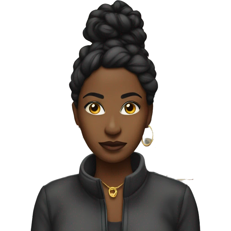 new city IG baddie black woman emoji