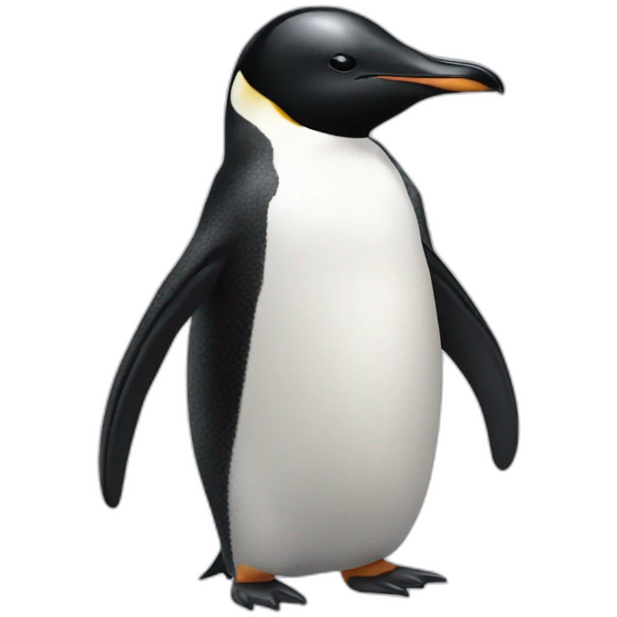 The majestic penguin emoji
