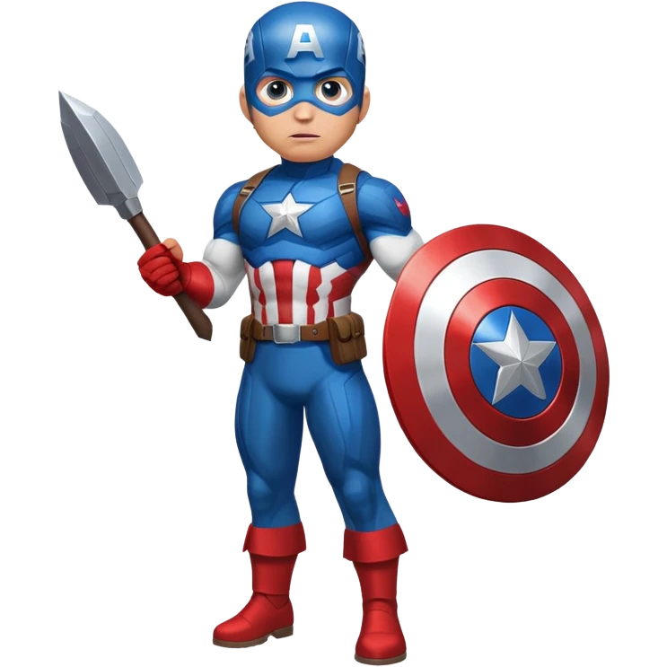 Captain America superhero emoji