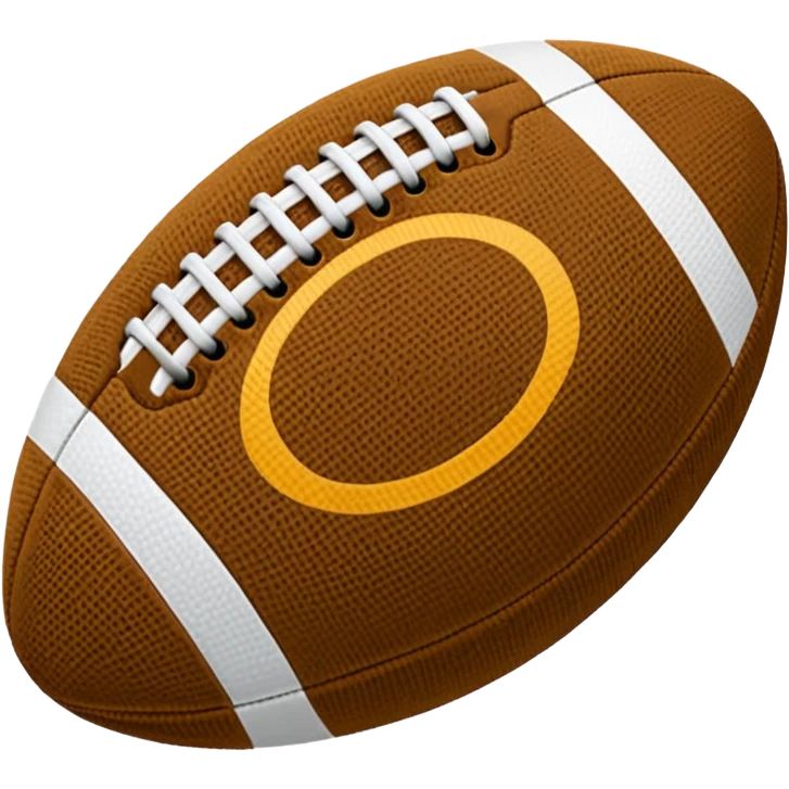 Corduroy ribbed football emoji