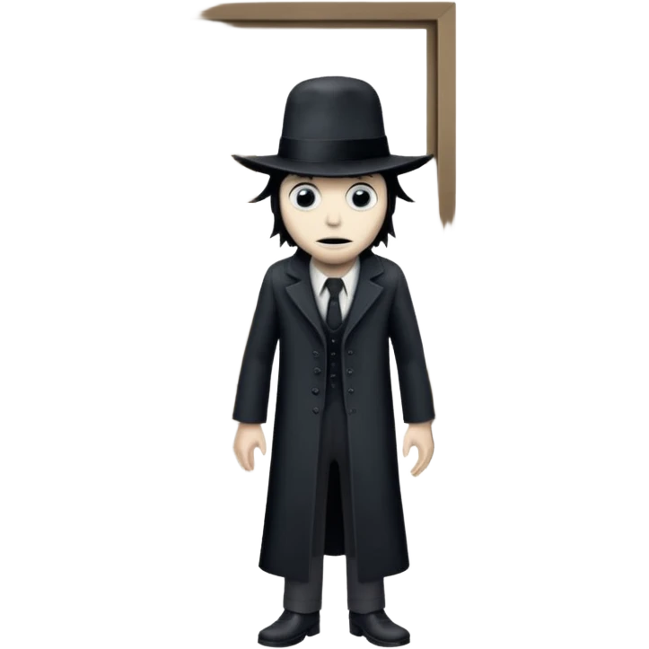 Babadook standing in the door emoji