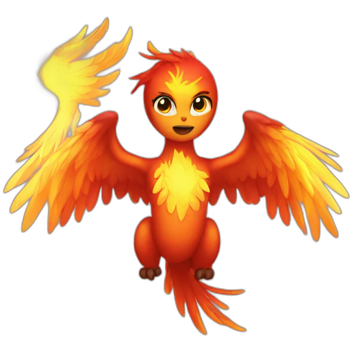 chibi  phoenix being reborn emoji