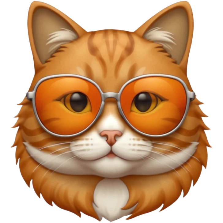 Cat wearing sunglasses emoji
