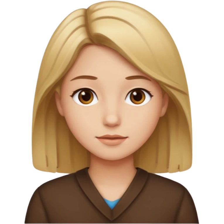 from K-pop demon hunters brown blonde hair emoji