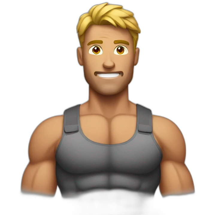 muscular man emoji