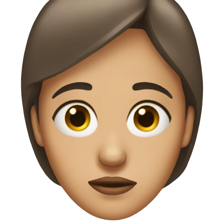 Exhausted woman with eye bags emoji