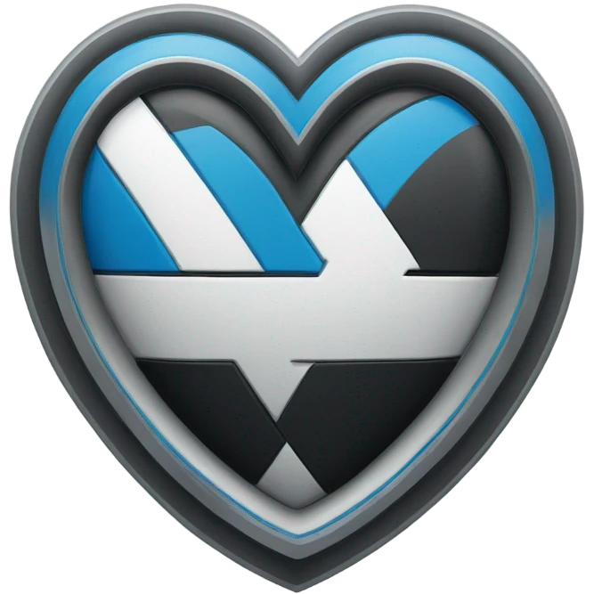 BMW heart shaped logo emoji