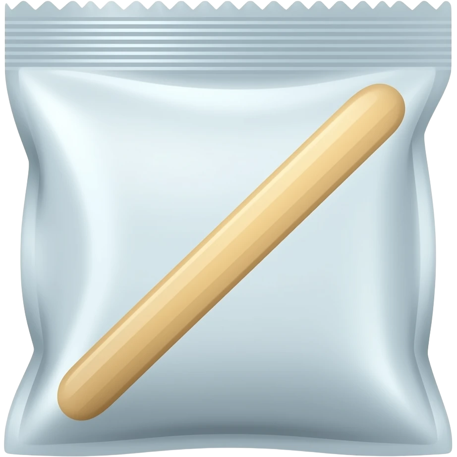 막대기 없이 짜먹는 형태의 스틱 파우치. 여기서 한개만 그려주고, 앞에 그려진 과일들은 지워. emoji